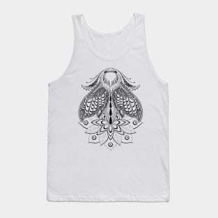 Moth mandala Tank Top